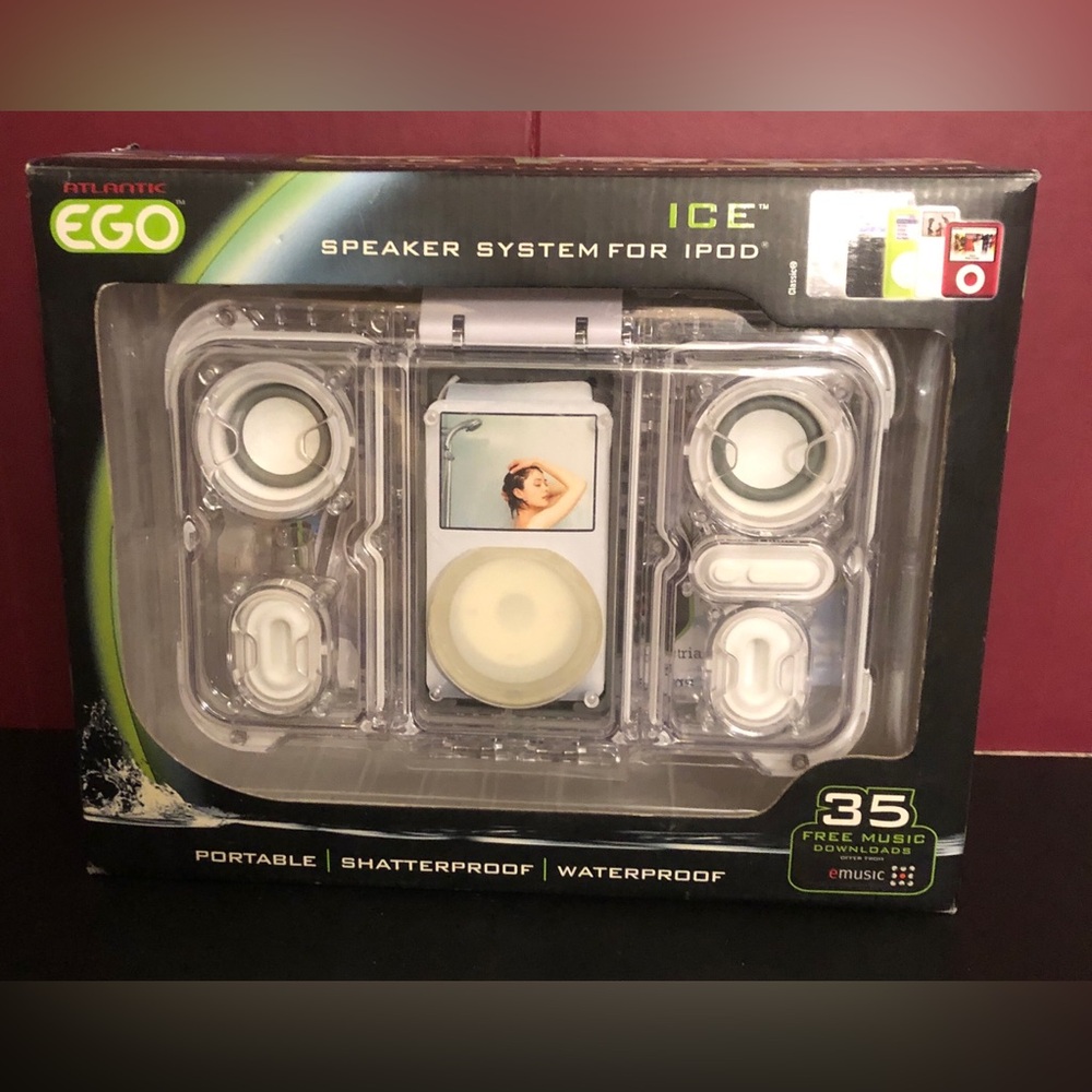 Atlantic EGO Ice Speaker Sys For iPod
